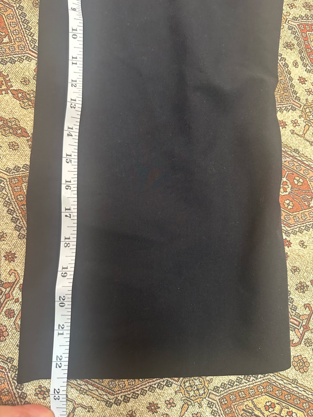 Worthington Black Cropped Straight-Leg Trousers - Picture 7 of 8